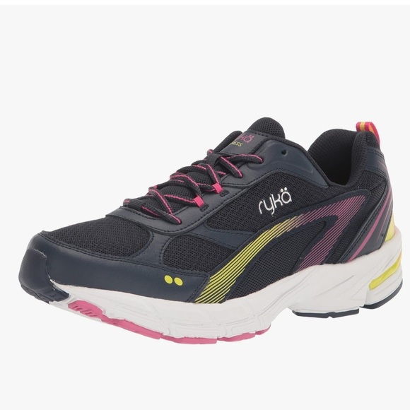 Ryka Women's Impress Running Tennis Navy /Pink  Sneakers Sz 7 - Picture 1 of 15